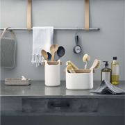 Nordic kitchen organiser wit